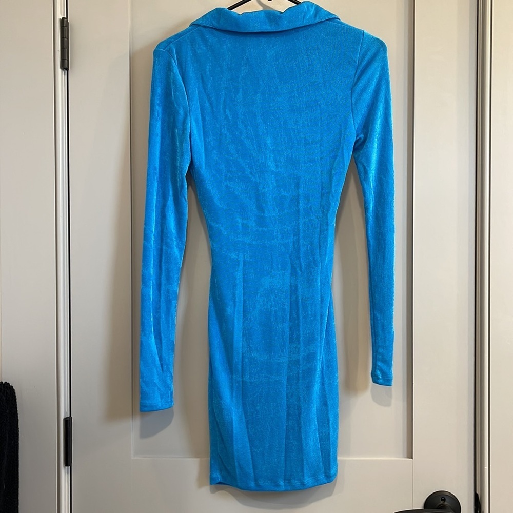 NWT Princess Polly Lioness Valerie Mini Dress Blue 4 6 8 - Picture 7 of 13
